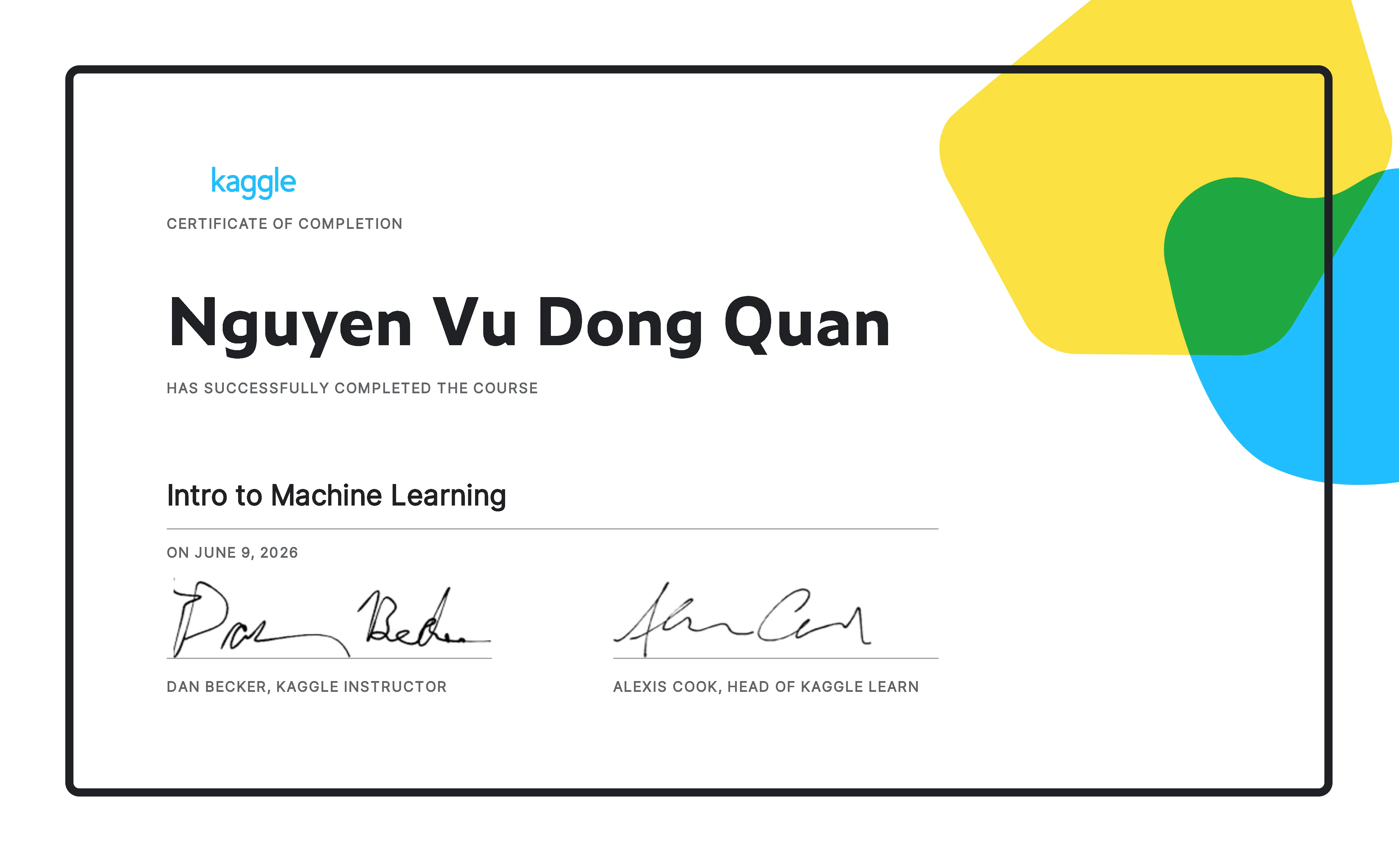 Intro to Machine Learning